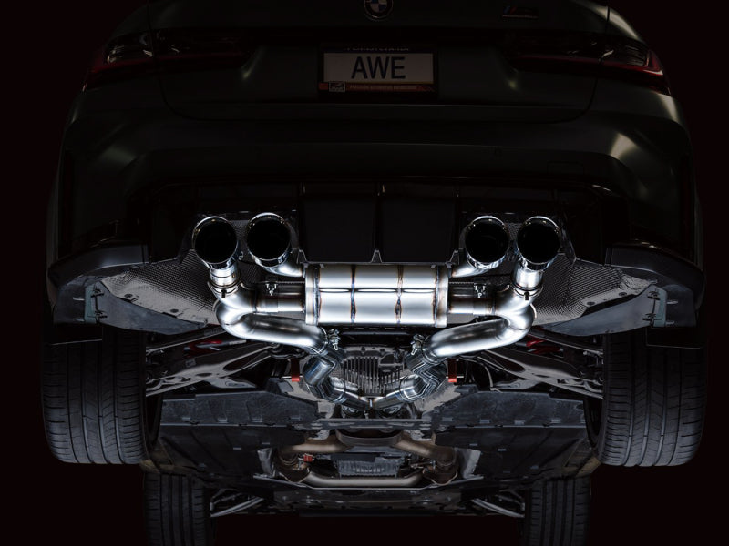 AWE Tuning Cat-Back Exhaust - 2021+ BMW M3/M4 (G8X)