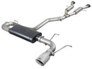 aFe LARGE BORE-HD 3 in. 304 Stainless Steel Cat-Back Exhaust System (Polished Tips) – 14–19 Jeep Grand Cherokee 3.6L V6