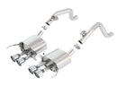 Borla Cat-Back Exhaust – 2014–2015 Chevy Corvette C7 without AFM without NPP Rear Section Quad Tips - product image 2