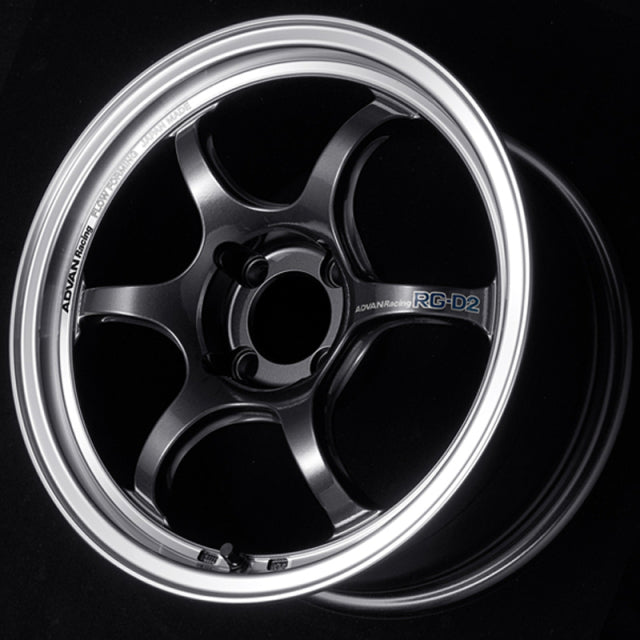 Advan RG-D2 Wheel (STD Face) - 17x9.0 / Offset +62 / 5x114.3 (Machining & Black Gunmetallic)