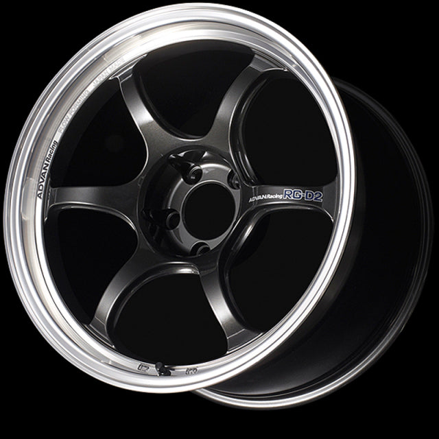 Advan RG-D2 Wheel (Super GTR Face) - 18x9.5 / Offset +22 / 5x114.3 (Machining & Black Gunmetallic)