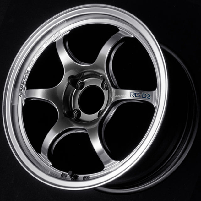Advan RG-D2 Wheel (STD Face) - 17x8.5 / Offset +50 / 5x114.3 (Machining & Racing Hyper Black)