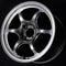 Advan RG-D2 Wheel (GTR Face) - 17x9.0 / Offset +35 / 5x114.3 (Machining & Racing Hyper Black)