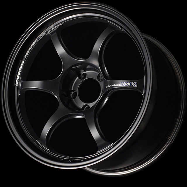 Advan RG-D2 Wheel (Super GTR Face) - 18x9.5 / Offset +22 / 5x114.3 (Semi Gloss Black)