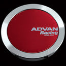 Advan Center Cap - Full Flat Cap (Candy Red) - 63mm