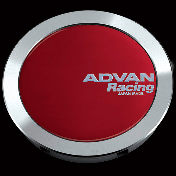 Advan Center Cap - Full Flat Cap (Candy Red) - 63mm