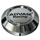 Advan Center Cap - Low Cap (Chrome) - 63mm