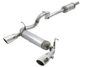 aFe Rebel Series 2.5 in. 409 Stainless Steel Cat-Back Exhaust System (Polished Tips) – 18+ Jeep Wrangler (JL) 3.6L V6
