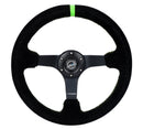 NRG 350mm Deep Dish Suede Steering Wheel – 3" Dish