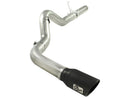 aFe MACH Force-XP 5 in. 409 Stainless Steel DPF-Back Exhaust System (Black Tip) – 07.5–12 Dodge Diesel Trucks 6.7L I6 Turbo Diesel