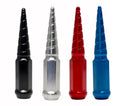 Wheel Mate Twisted Spiked Lug Nut Kit – M14x1.50 – 24-Piece Blue