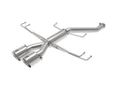 aFe Takeda 2.5 in. 304 Stainless Steel Axle-Back Exhaust System (Polished Tip) – 17–19 Honda Civic Type R 2.0L I4 Turbo