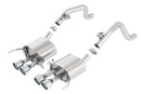 Borla Cat-Back Exhaust – 2014–2015 Chevy Corvette C7 without AFM without NPP Rear Section Quad Tips - product image 3