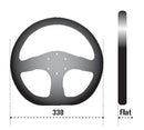 Sparco L360 Steering Wheel - 330mm / Flat / Suede