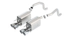 Borla Cat-Back Exhaust – 2009–2012 Chevy Corvette C6 Coupe / Convertible 6.2L V8 Aggressive - product image 4
