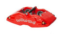 Wilwood Forged Superlite Internal 4 Brake Caliper - 1.62 in Piston Bore / 1.25 in Rotor Thickness / Red | 120-11133-RD