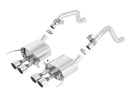 Borla Cat-Back Exhaust – 2014 Chevy Corvette C7 with AFM without NPP Rear Section Exhuast Quad Tips - product image 2