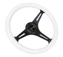 NRG 350mm Wood Grain Steering Wheel – 1.5" Deep Dish