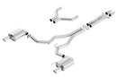 Borla Cat-Back Exhaust – 2015–2017 Ford Mustang GT 5.0L V8 3in pipe 4in tip - product image 9