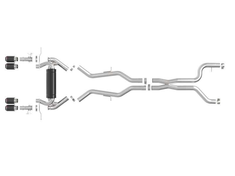 aFe MACH Force-Xp Cat-Back Exhaust w/ Carbon Fiber Tip -23-25 BMW M2 L6-3.0L (G87)