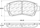 StopTech Sport Brake Pads – 1992-1998 Lexus SC300 product image 7