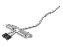 aFe Takeda 3 in. 304 Stainless Steel Cat-Back Exhaust System with CF (Tips) – 17–20 Honda Civic Sport 1.5L I4 Turbo