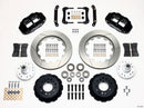 Wilwood Narrow Superlite 6R Front Brake Kit (14.00 in Slotted Rotors - Black Calipers) - 1979-1981 Chevrolet Camaro - Hub Kit | 140-10493