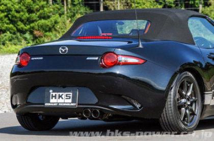 HKS Legamax Premium Axle-Back Exhaust - 2016+ Mazda Miata (ND)