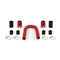 Mishimoto 24in Flexible Radiator Hose Kit Red