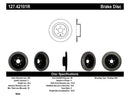 StopTech Sport Drilled & Slotted Brake Rotors – 2009-2020 Nissan 370Z (Z34) product image 7