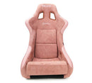 NRG FRP Bucket Seat (Medium) Prisma-Chromatic Mauve Vegan Suede with Chameleon Back