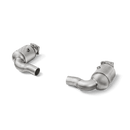 Akrapovič Link Pipe Set with Cat (Stainless Steel) – 2016–2017 Porsche 911 Turbo / Turbo S (991.2)