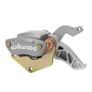 Wilwood MC4 Mechanical Left Brake Caliper - 0.81 in Rotor Thickness / Type III Anodized / 4.75 in Mounting Centers | 120-17477