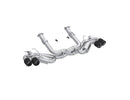 MBRP 3" Quad Rear Exit T304 Stainless Steel Cat-Back Exhaust – 2020+ Chevrolet Corvette C8 w/ Active Exhaust & AFM Simulators – MBRP S70413CF