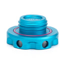 Podium Oil Cap in Satin Teal for Hondas/Acuras