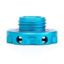 Podium Oil Cap in Satin Teal for Hondas/Acuras