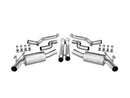 Borla Cat-Back Exhaust – 2010 Camaro 6.2L V8 without Tips works with factory ground affects package ON - product image 3