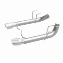 MagnaFlow 13 Ford Mustang Dual Split Rear Exit Stainless Axle-Back Cat Back Exhaust (Competition)