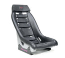 NRG GT Retro Bucket Seat - Black PVC Leather Black Stitching Multicolor Fiberglass Back with Glitter – Default Title
