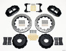 Wilwood Narrow Superlite 4R Rear Brake Kit (12.88 in Drilled & Slotted Rotors - Black Calipers) - 1965-1982 Chevrolet Corvette (C2/C3) | 140-10471-D