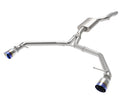 aFe MACH Force-XP Stainless Steel Axle-Back Exhaust System (Blue Flame Tips) – 13–16 Audi Allroad I4