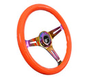 NRG 350mm Wood Grain Steering Wheel – 1.5" Deep Dish