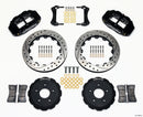 Wilwood Narrow Superlite 6R Front Brake Kit (13.06 in Drilled & Slotted Rotors - Black Calipers) - BMW - Backdraft Cobra ( E36 Based) / Hat Kit | 140-10968-D