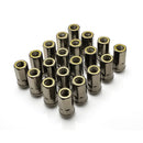 Wheel Mate Muteki HR50 Open-End Lug Nut Kit – M14x1.50 / 50mm – Titanium Chrome Yellow