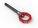 aFe CONTROL Tow Hook (Front, Red)