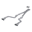 MBRP 3" Quad Rear Exit T304 Stainless Steel Race Profile Cat-Back Exhaust w/ Carbon Fiber Tips – 2015-2023 Dodge Challenger 6.2L/6.4L HEMI – MBRP S71143CF same MBRP product-family image