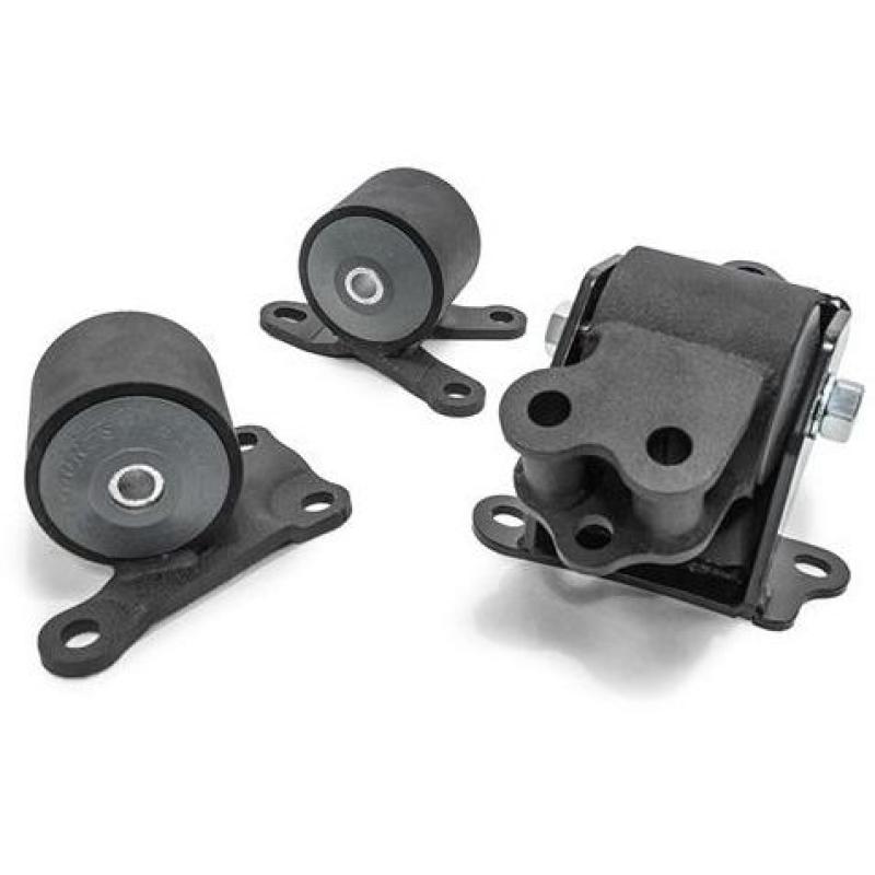 Innovative 96-00 Civic B/D Series Black Steel Mounts 85A Bushings (3 Bolt)