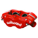 Wilwood Forged Dynalite-M Brake Caliper - 1.75 in Piston Bore / 0.810 in Rotor Thickness / Red | 120-17771-RD