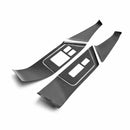 SEIBON Carbon Fiber Interior Door Trim Set (12 Pcs) - 2009-2016 Nissan GT-R. Pieces include: Door handle cover (2), window switch panel cover (6), door lever surround (4) (R35) - alternate view 2