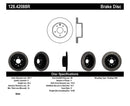 StopTech Sport Drilled Brake Rotors – 2005-2008 INFINITI G35 product image 8